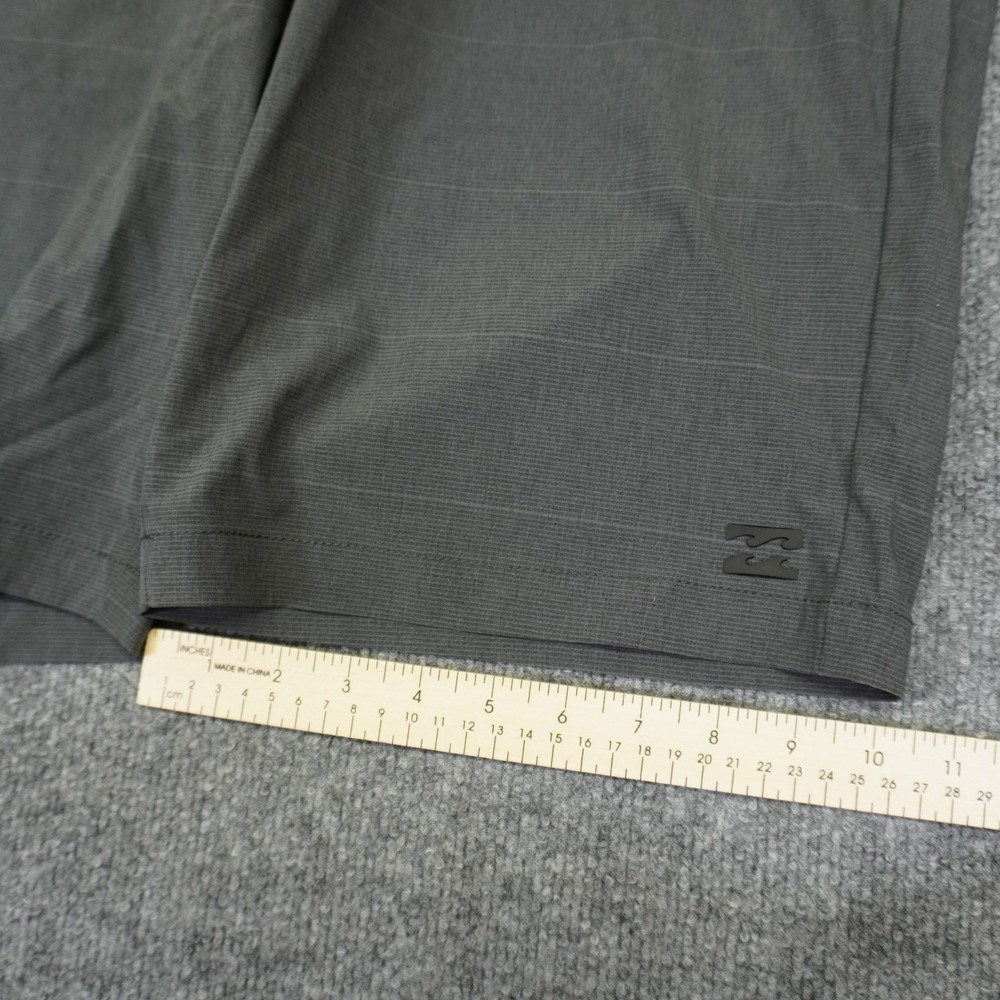 NEW Billabong Hybrid Shorts Mens 36 Grey Submersibles Crossfire X Stretch Plaid - Picture 9 of 10